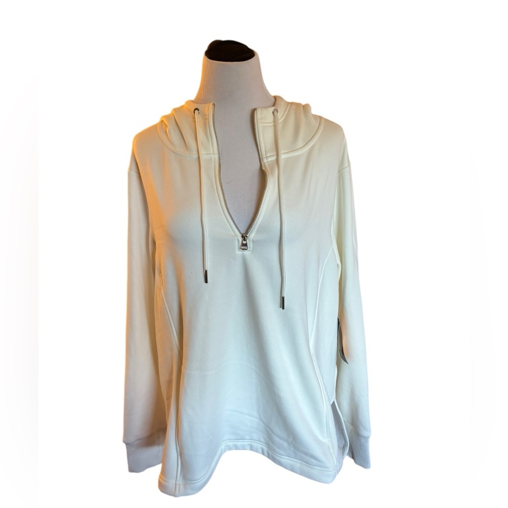 Avia Women’s Plus‎ White 1/4 Zip Hoodie Size XXXL (22)